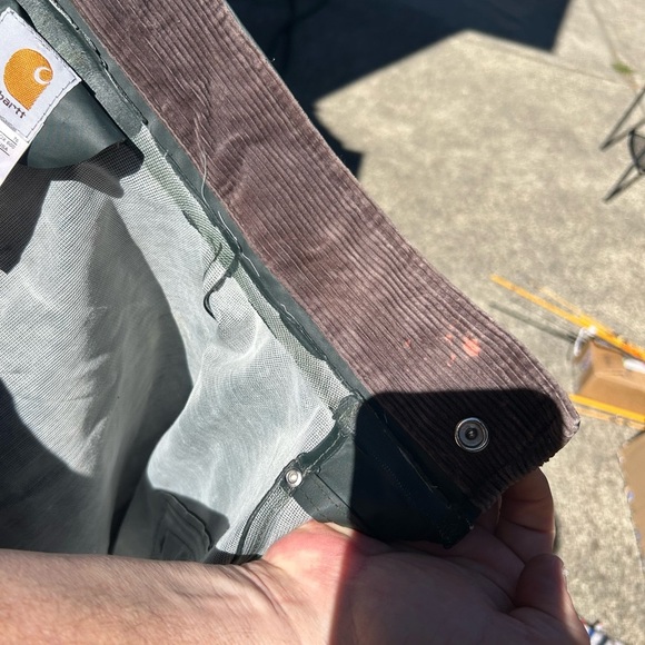 Carhartt Men’s PVC Waterproof Rain Coat Green Set Large Tall - Picture 4 of 5